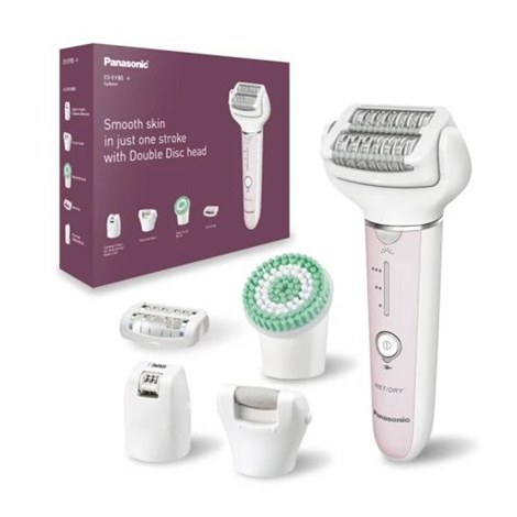 Panasonic | ES-EY80-P503 | Epilator | Operating time (max) 30 min | Number of power levels 3 | Wet & Dry | White/Pink - 2